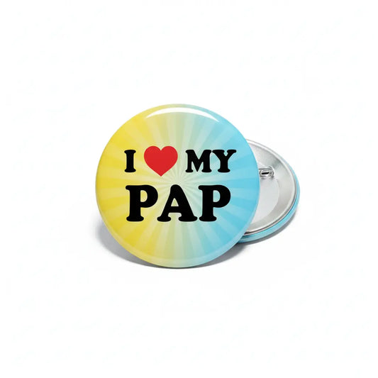 I Love my Pap Pinback 2.25-inch