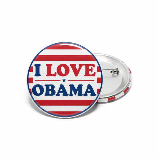 I Love Obama Pinback 2.25-inch