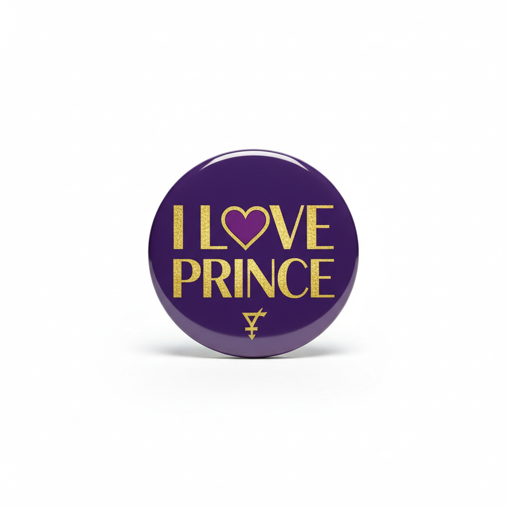 I Love Prince Pinback 2.25-inch