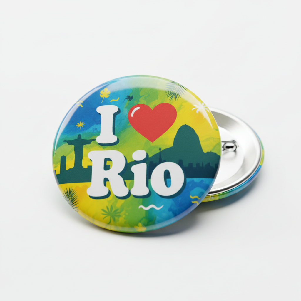 I Love Rio Pinback 2.25-inch