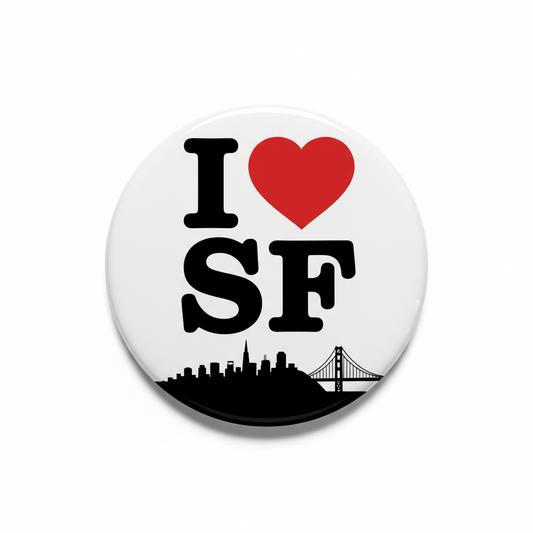 I love San Francisco - mypinbacks.com