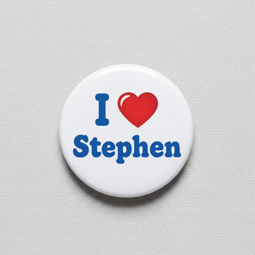 I Love Stephen Pinback 2.25-inch