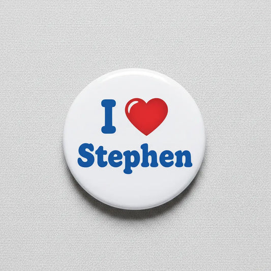 I Love Stephen Pinback 2.25-inch