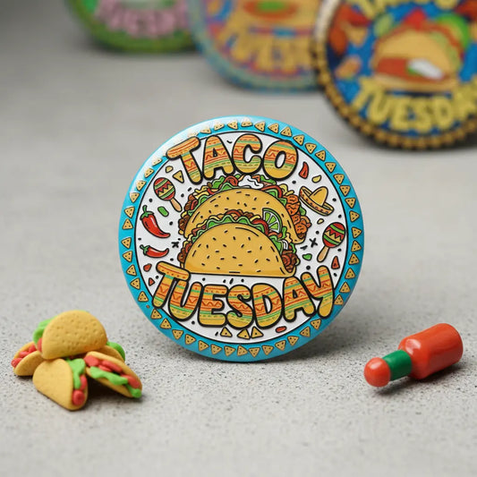 I love Taco Tuesday Pinback 2.25-inch