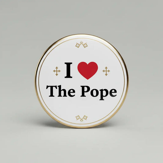 I Love The Pope Pinback 2.25-inch