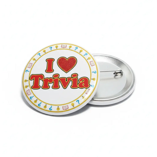 I Love Trivia Pinback 2.25-inch