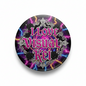 2.25 in visual kei pinback button with 'I Love Visual Kei' text logo