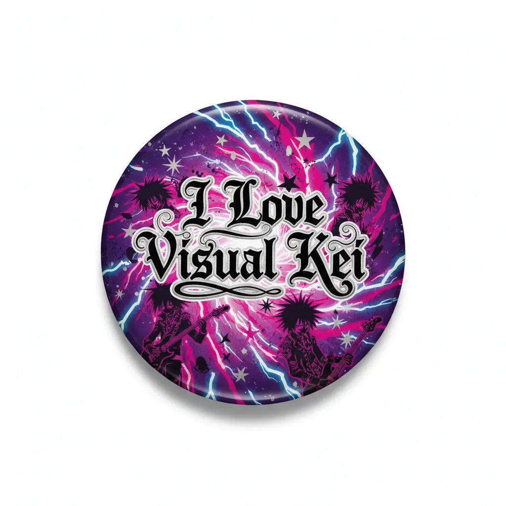 I Love Visual Kei Pinback 2.25-inch