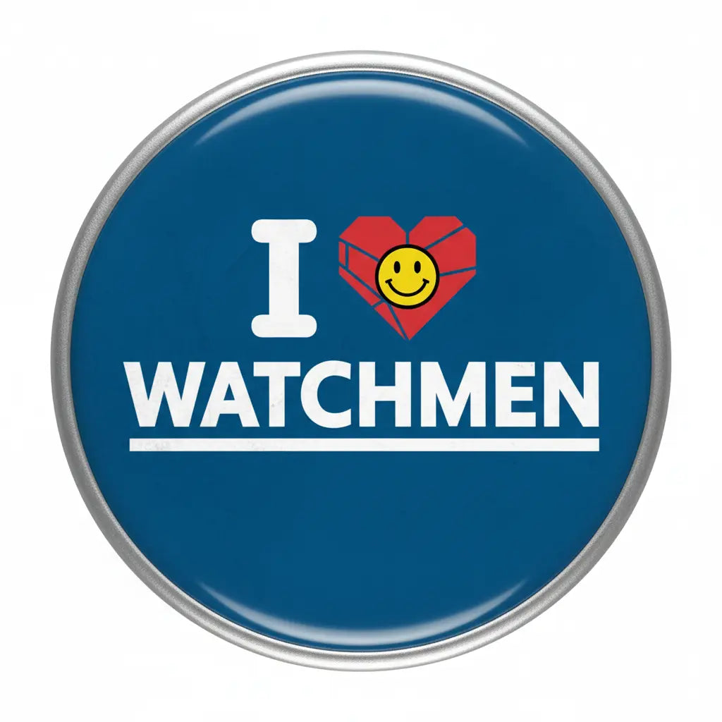 I Love Watchmen Pinback 2.25-inch