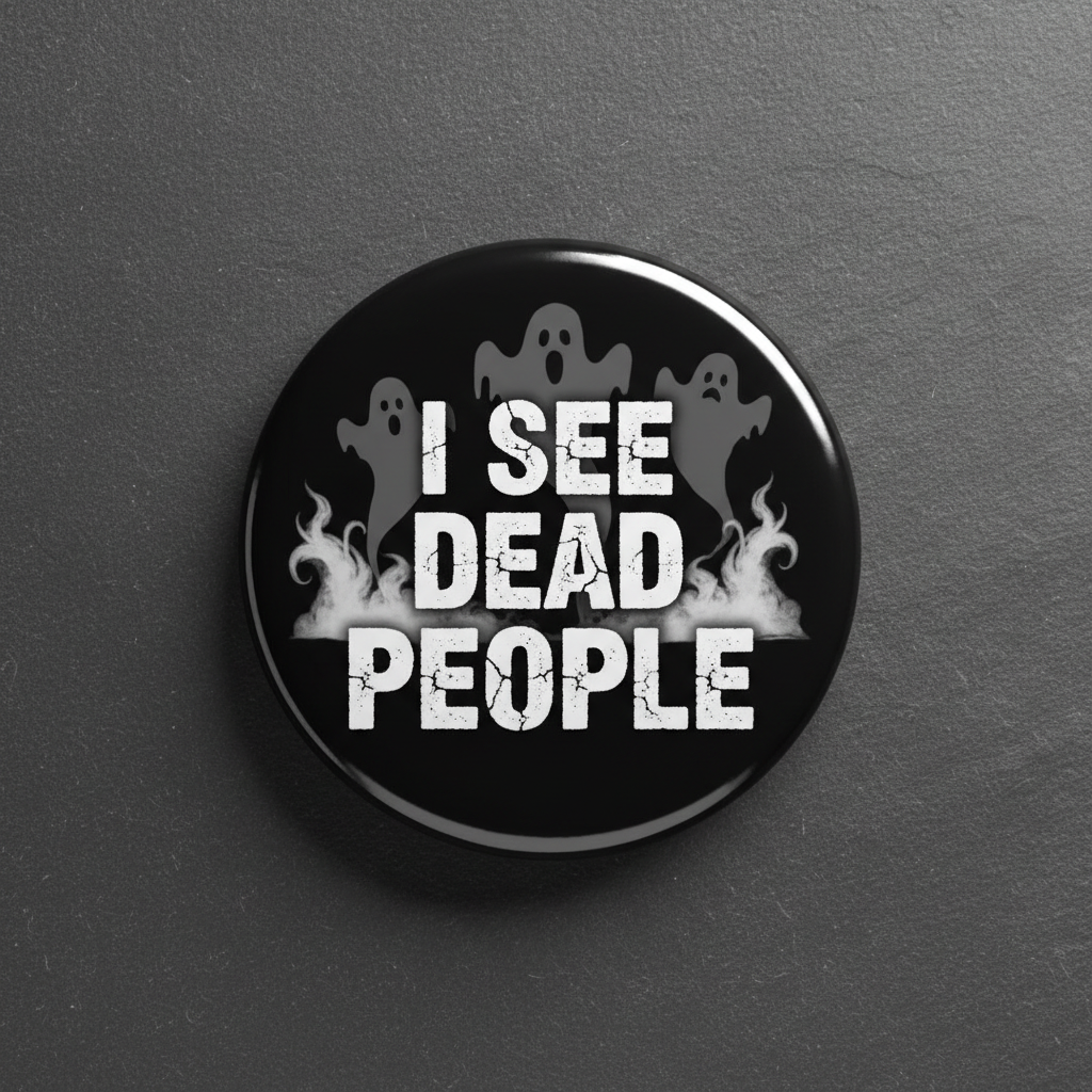 I See Dead People Pinback 2.25-inch
