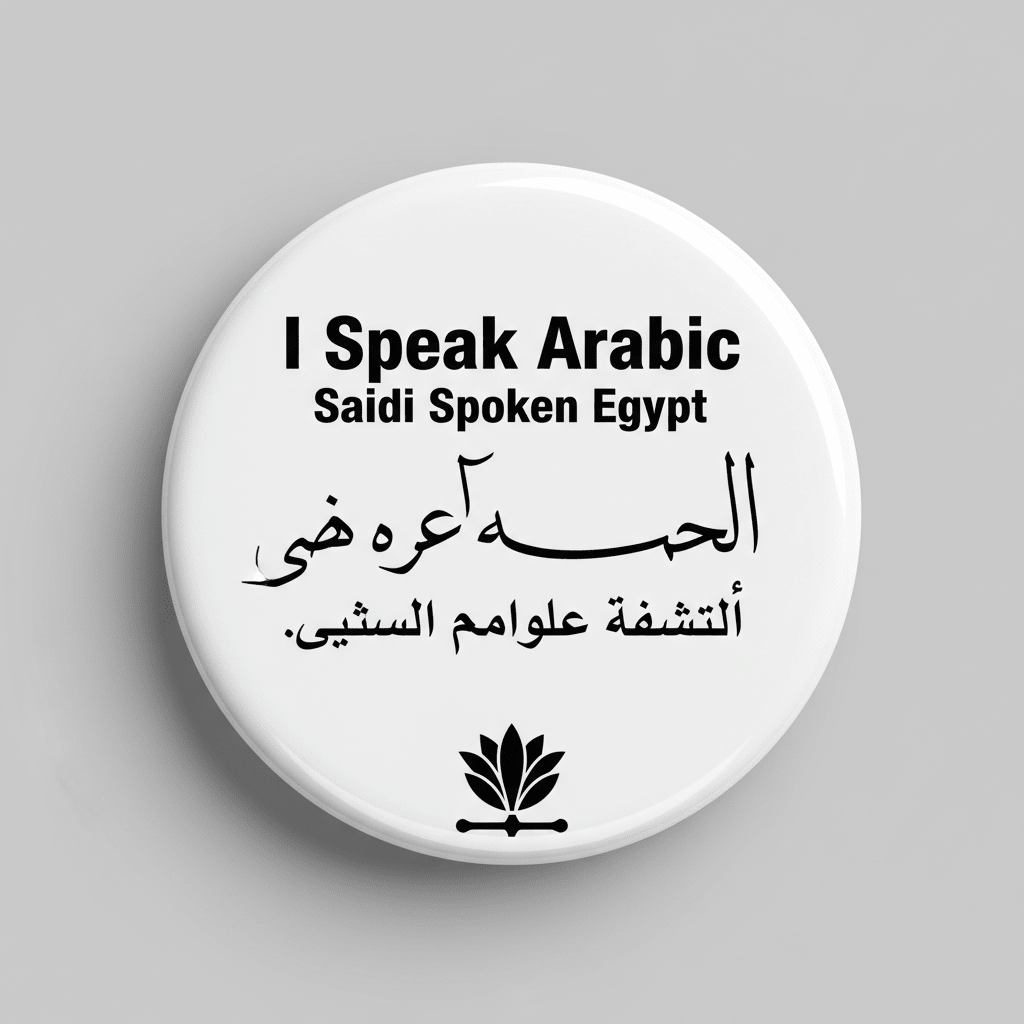 I Speak ARABIC SAIDI SPOKEN Egypt Magnet 2.25-inch - My Pinbacks