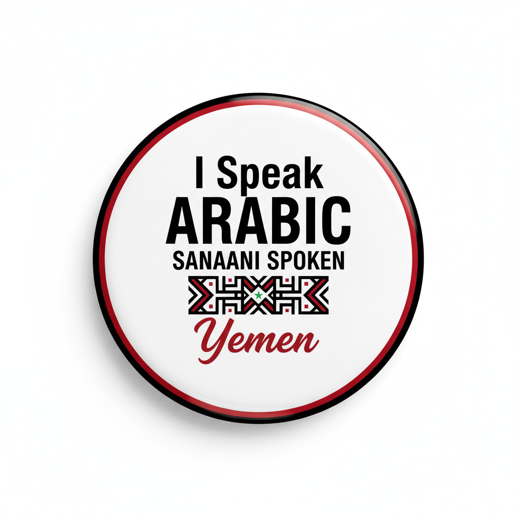 I Speak ARABIC SUDANESE SPOKEN Sudan Magnet 2.25-inch