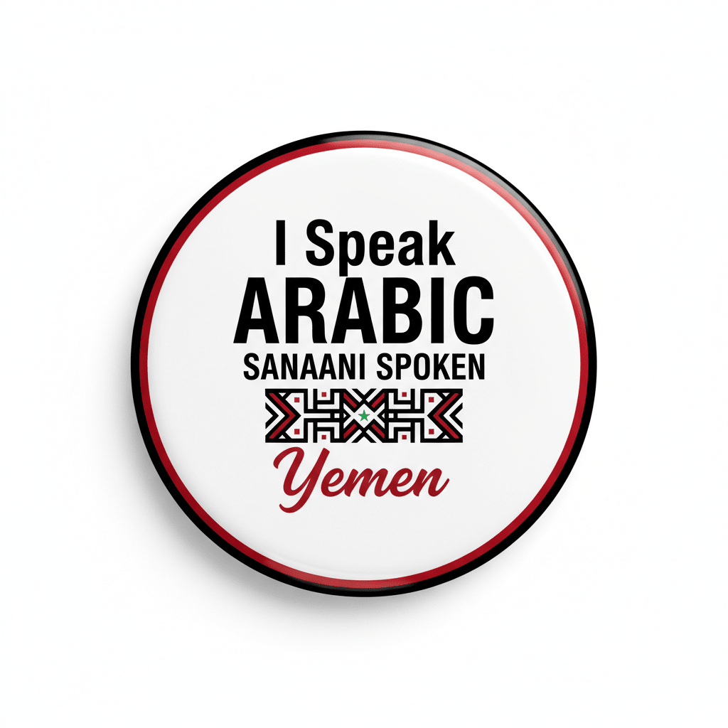 I Speak ARABIC SUDANESE SPOKEN Sudan Magnet 2.25-inch - My Pinbacks