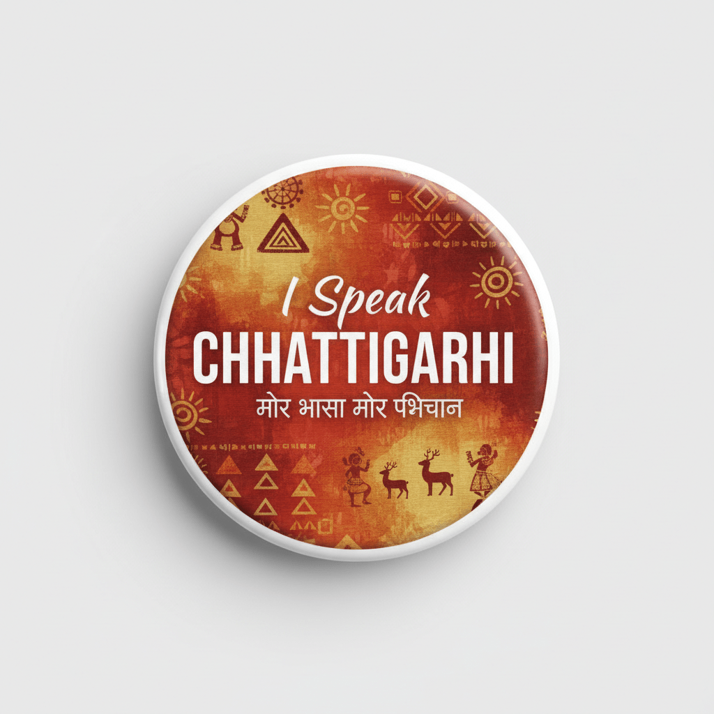 I Speak CHHATTISGARHI India Magnet 2.25-inch - My Pinbacks