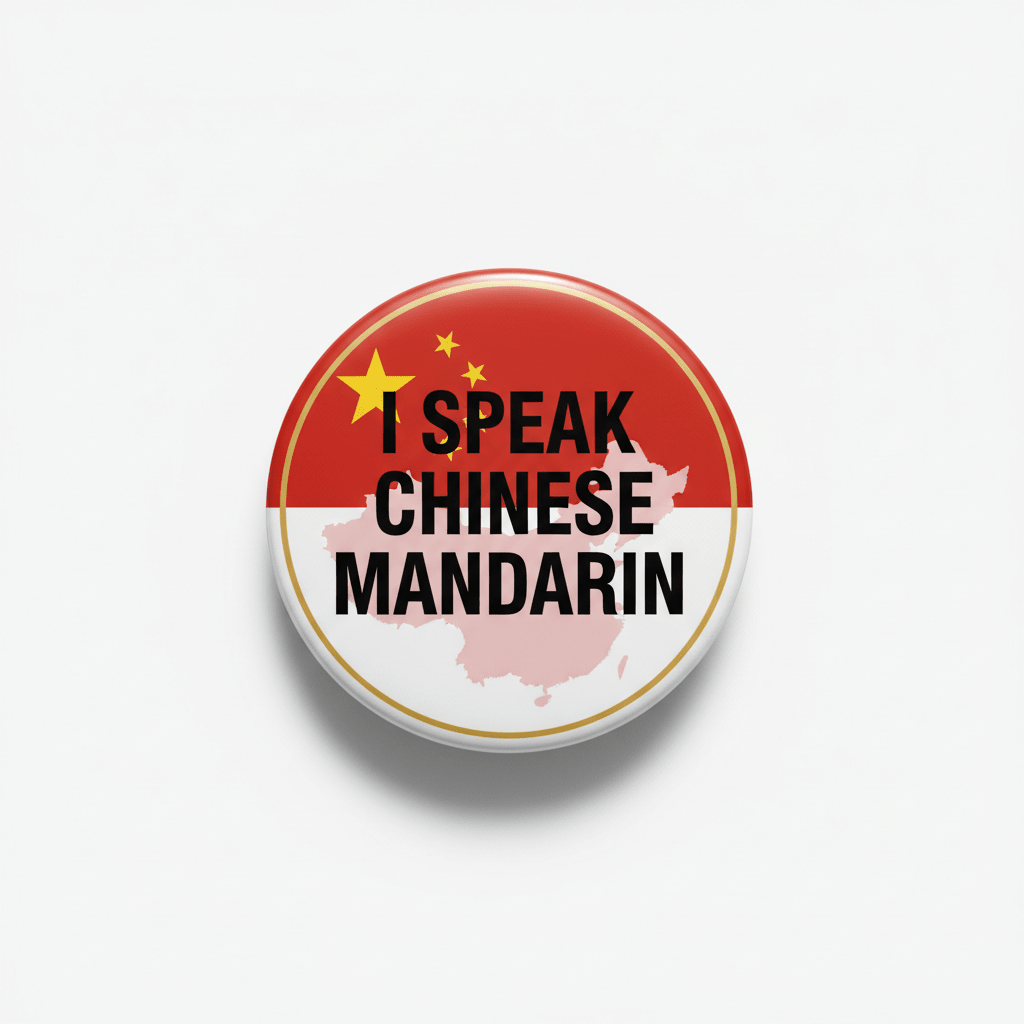 I Speak CHINESE MANDARIN China Magnet 2.25-inch - My Pinbacks