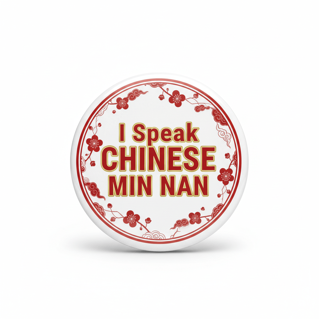 I Speak CHINESE MIN NAN China Magnet 2.25-inch - My Pinbacks