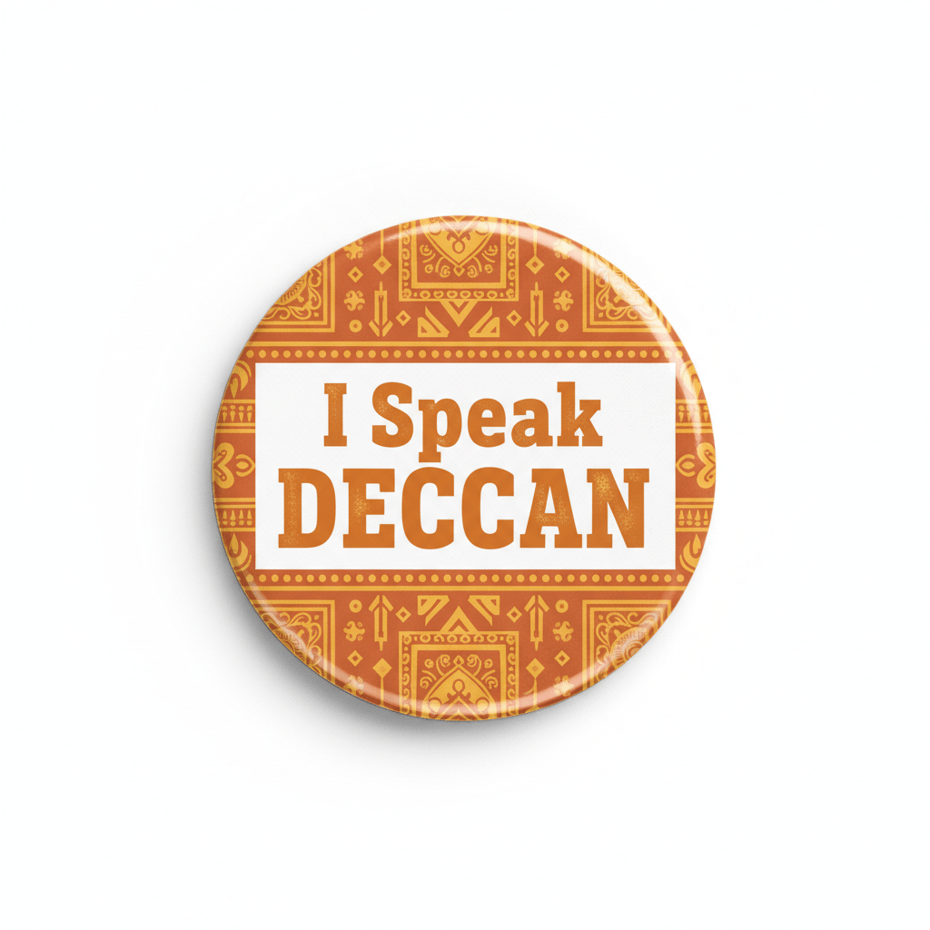 I Speak DECCAN India Magnet 2.25-inch - My Pinbacks