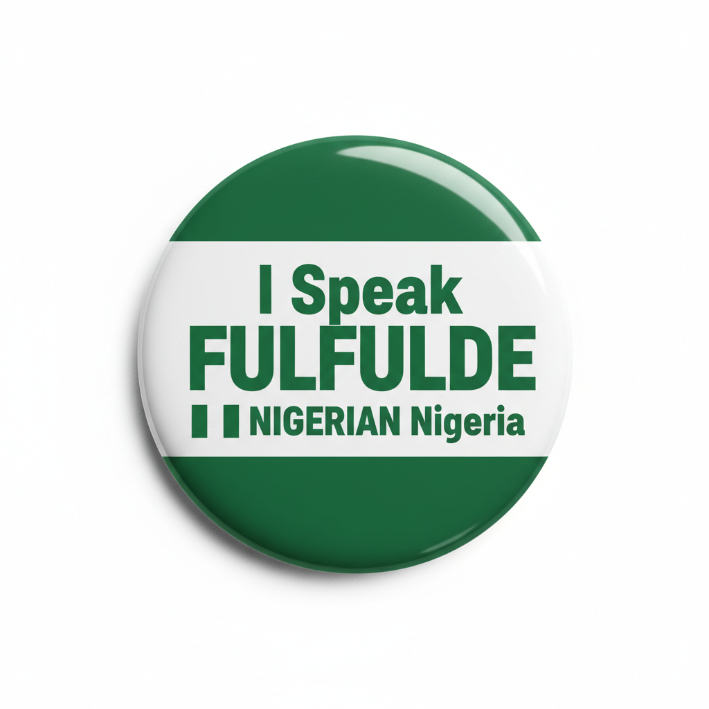 I Speak FULFULDE NIGERIAN Nigeria Magnet 2.25-inch