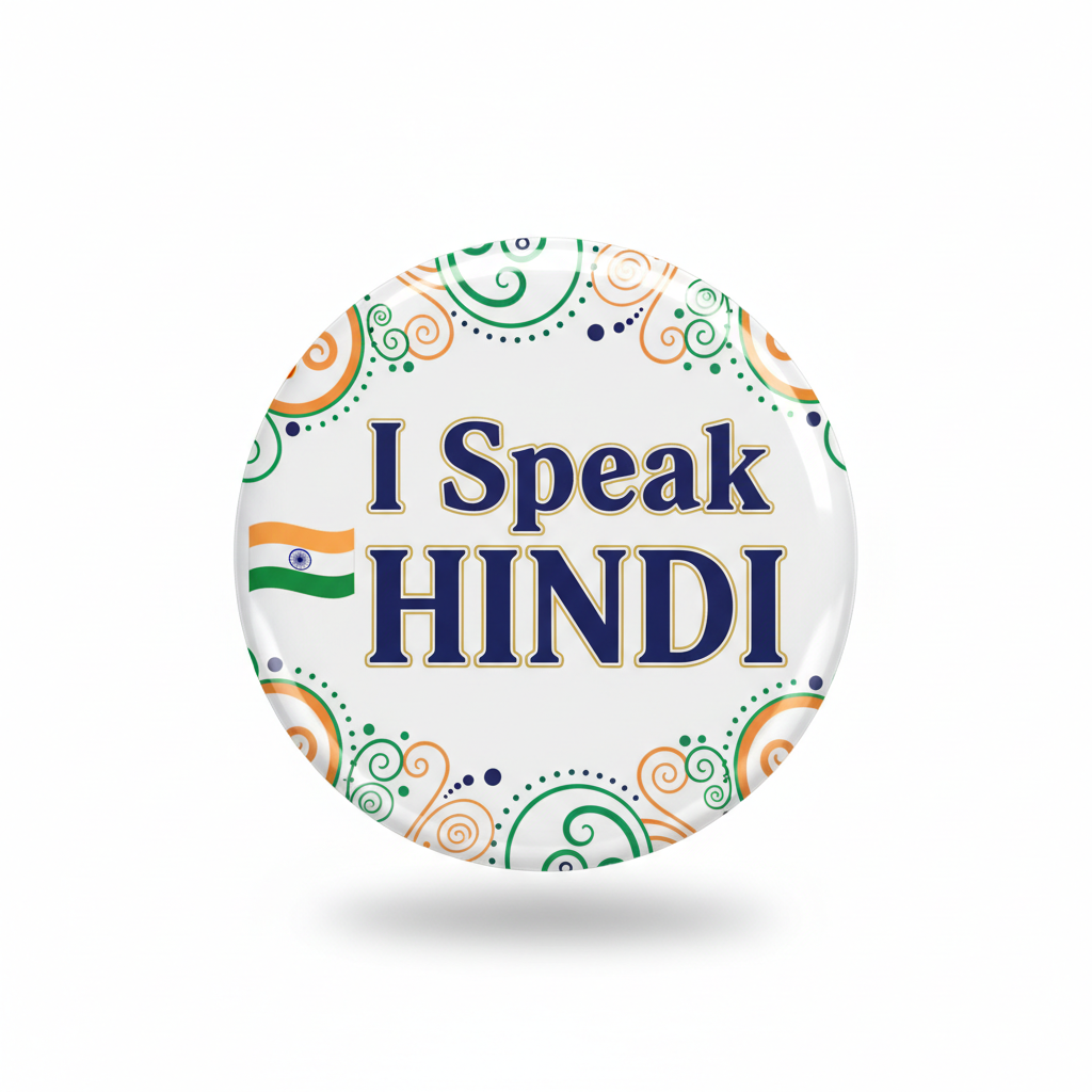 I Speak HINDI India Magnet 2.25-inch