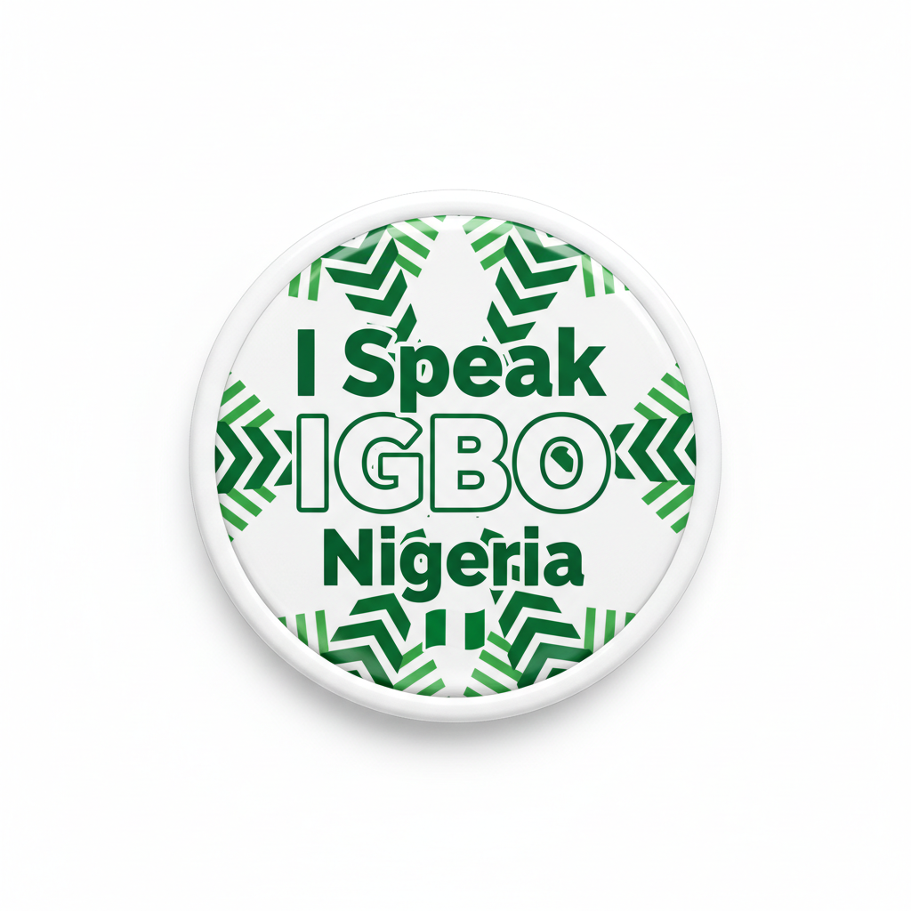 I Speak IGBO Nigeria Magnet 2.25-inch