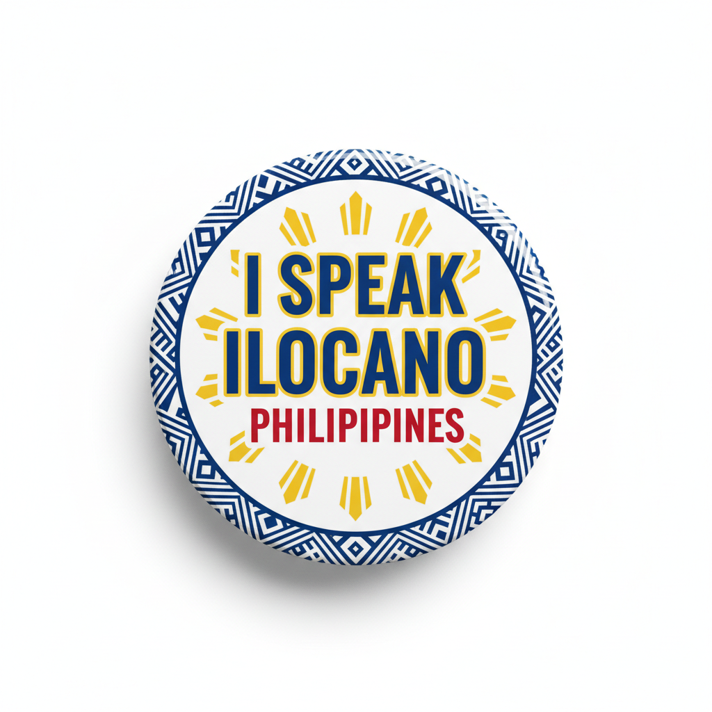 I Speak ILOCANO Philippines Magnet 2.25-inch