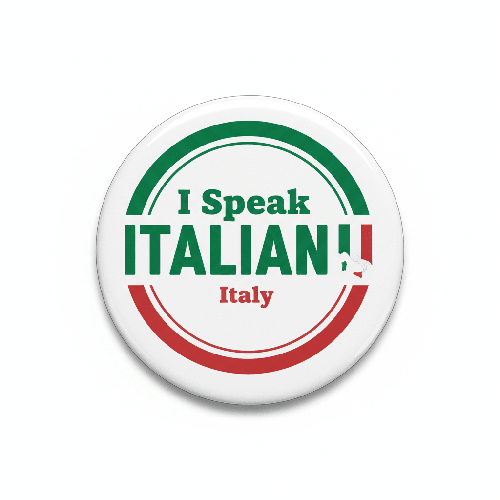 I Speak ITALIAN Italy Magnet 2.25-inch - My Pinbacks