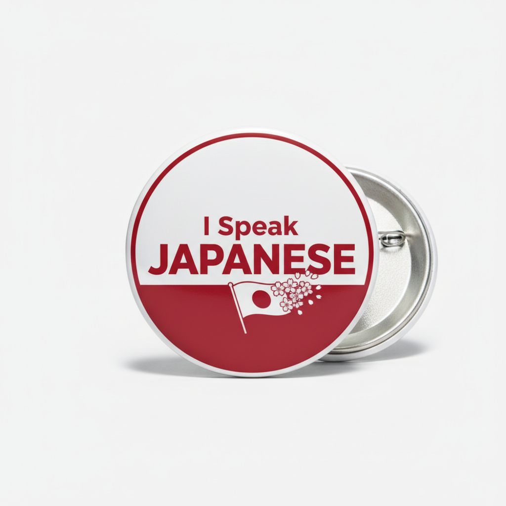 I Speak JAPANESE Japan Pinback 2.25-inch