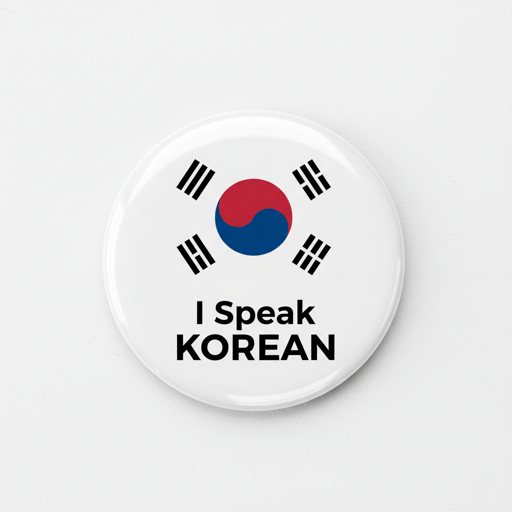 I Speak KOREAN Korea South Magnet 2.25-inch