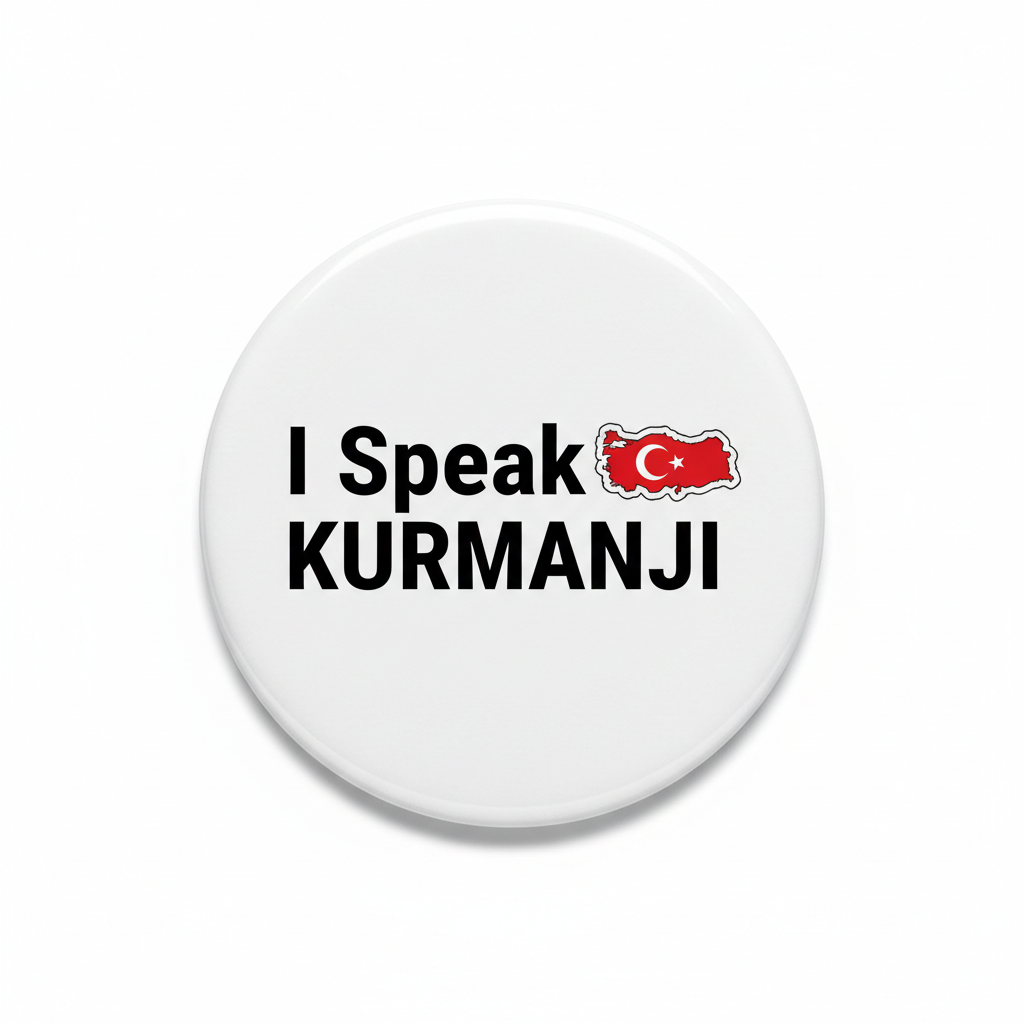 I Speak KURMANJI Turkey Magnet 2.25-inch