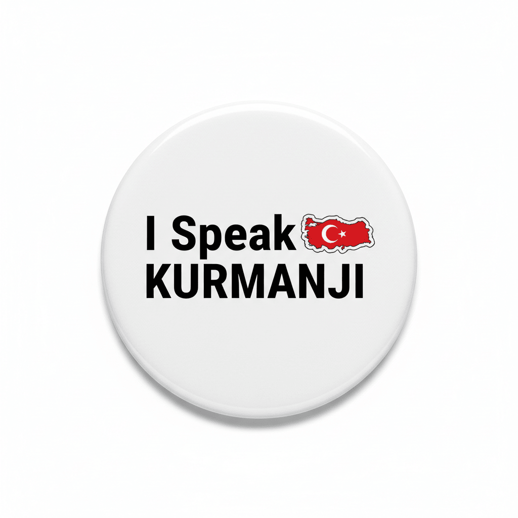 I Speak KURMANJI Turkey Magnet 2.25-inch - My Pinbacks