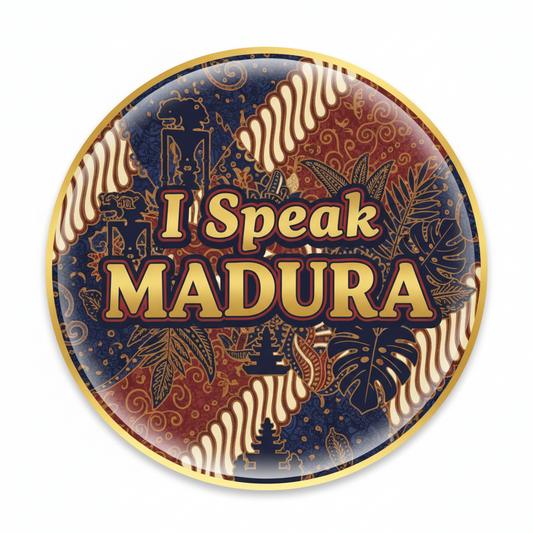 I Speak MADURA Indonesia Java Bali Magnet 2.25-inch