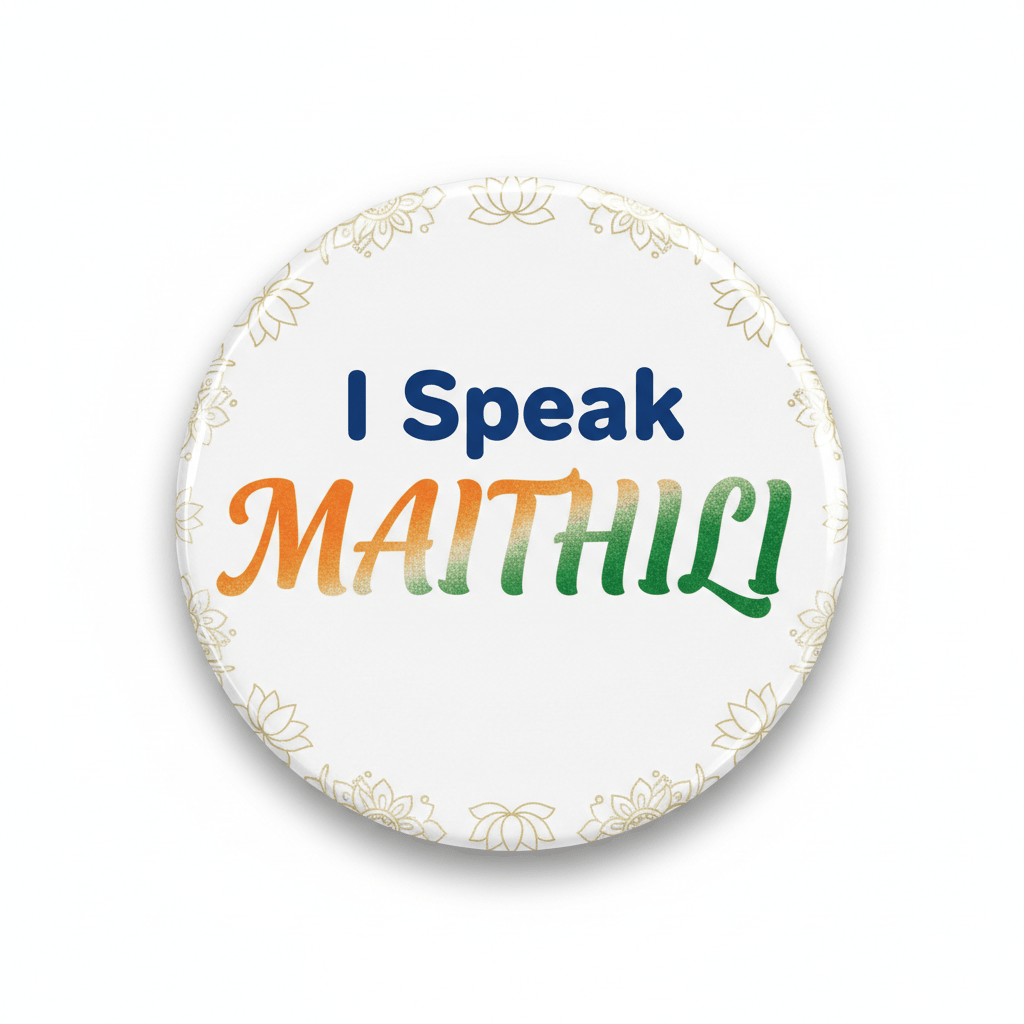 I Speak MAITHILI India Magnet 2.25-inch - My Pinbacks