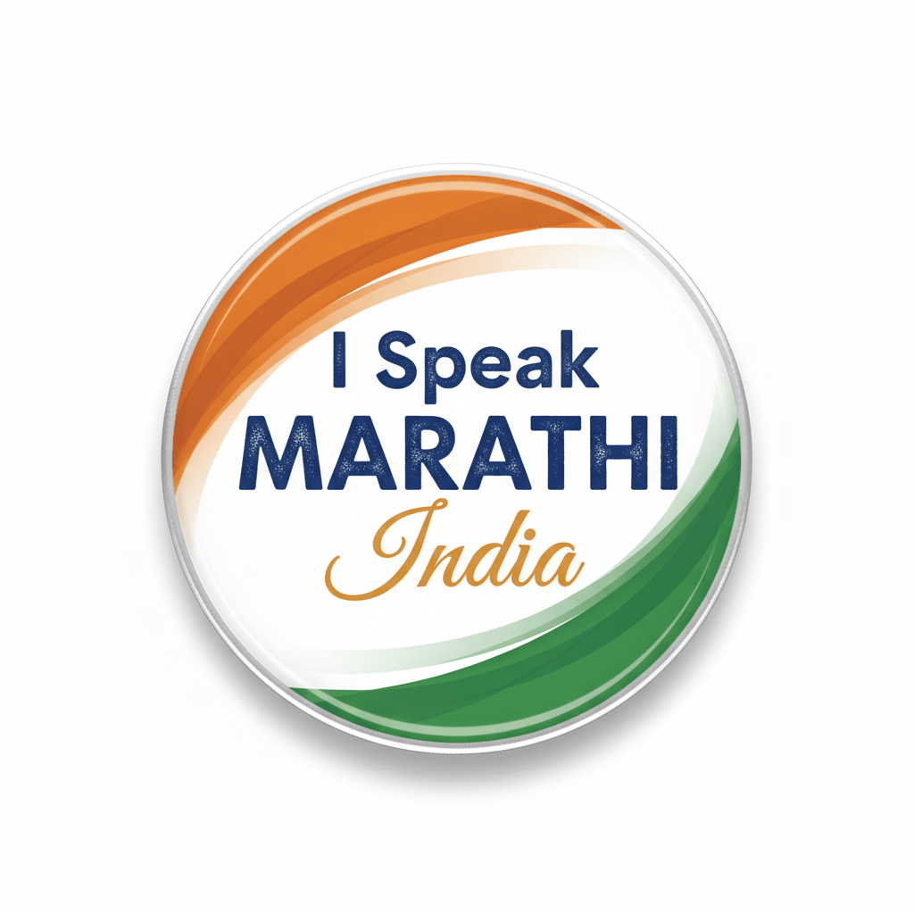 I Speak MARATHI India Magnet 2.25-inch - My Pinbacks