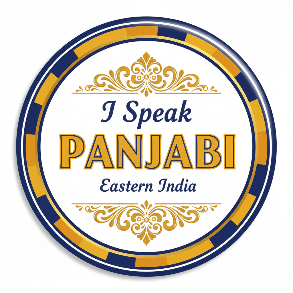 I Speak PANJABI EASTERN India Magnet 2.25-inch - My Pinbacks