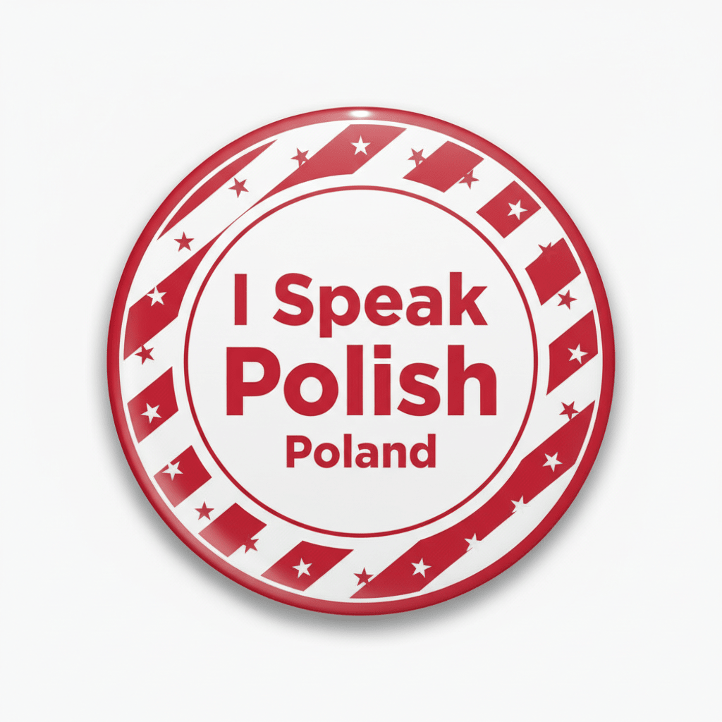 I Speak POLISH Poland Magnet 2.25-inch - My Pinbacks