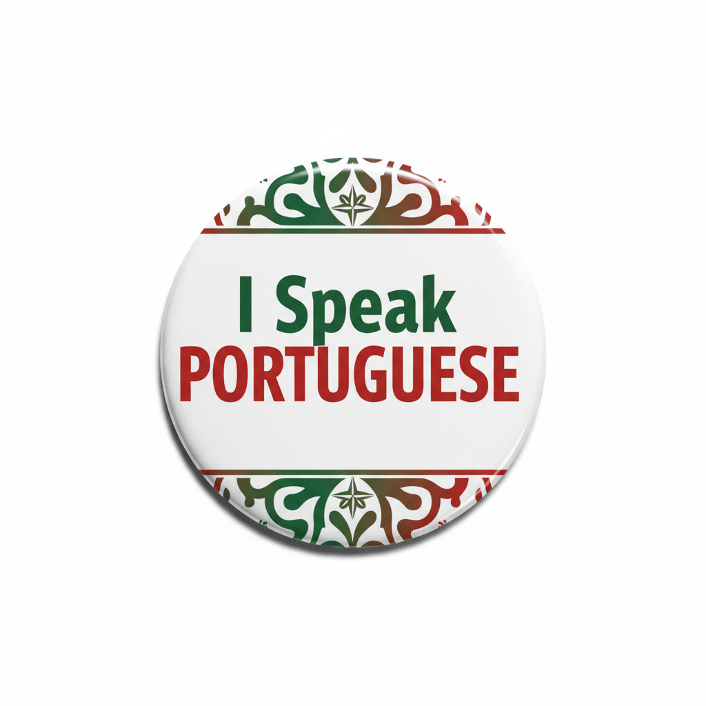 I Speak PORTUGUESE Portugal Magnet 2.25-inch - My Pinbacks