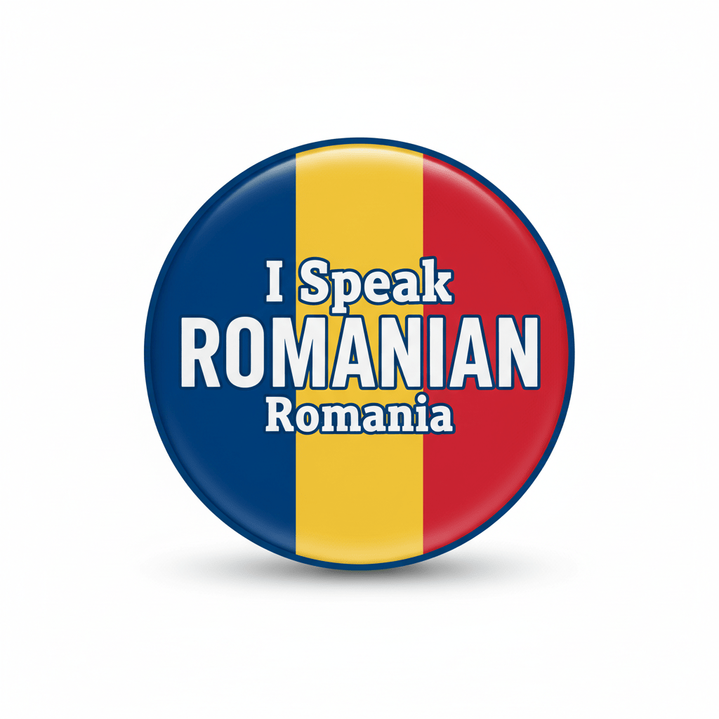 I Speak ROMANIAN Romania Magnet 2.25-inch - My Pinbacks