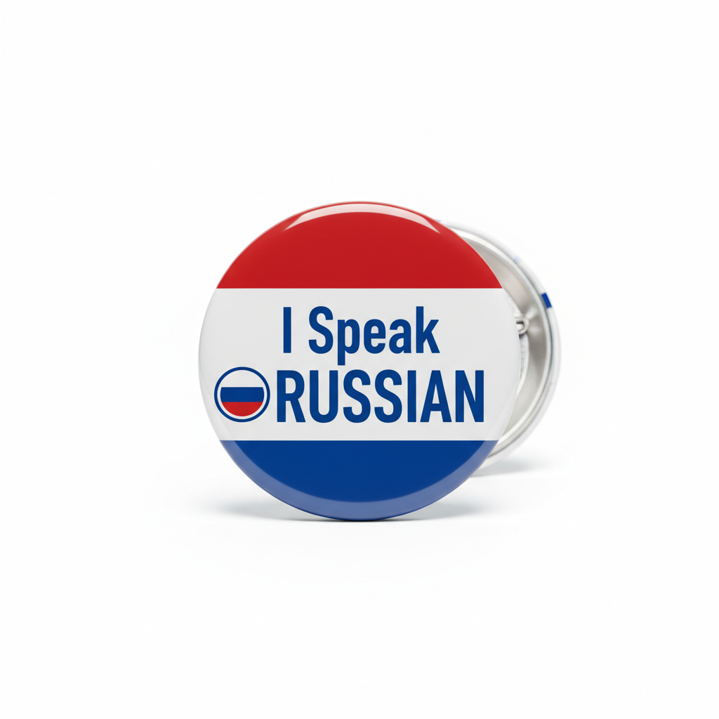 I Speak RUSSIAN Russia Magnet 2.25-inch
