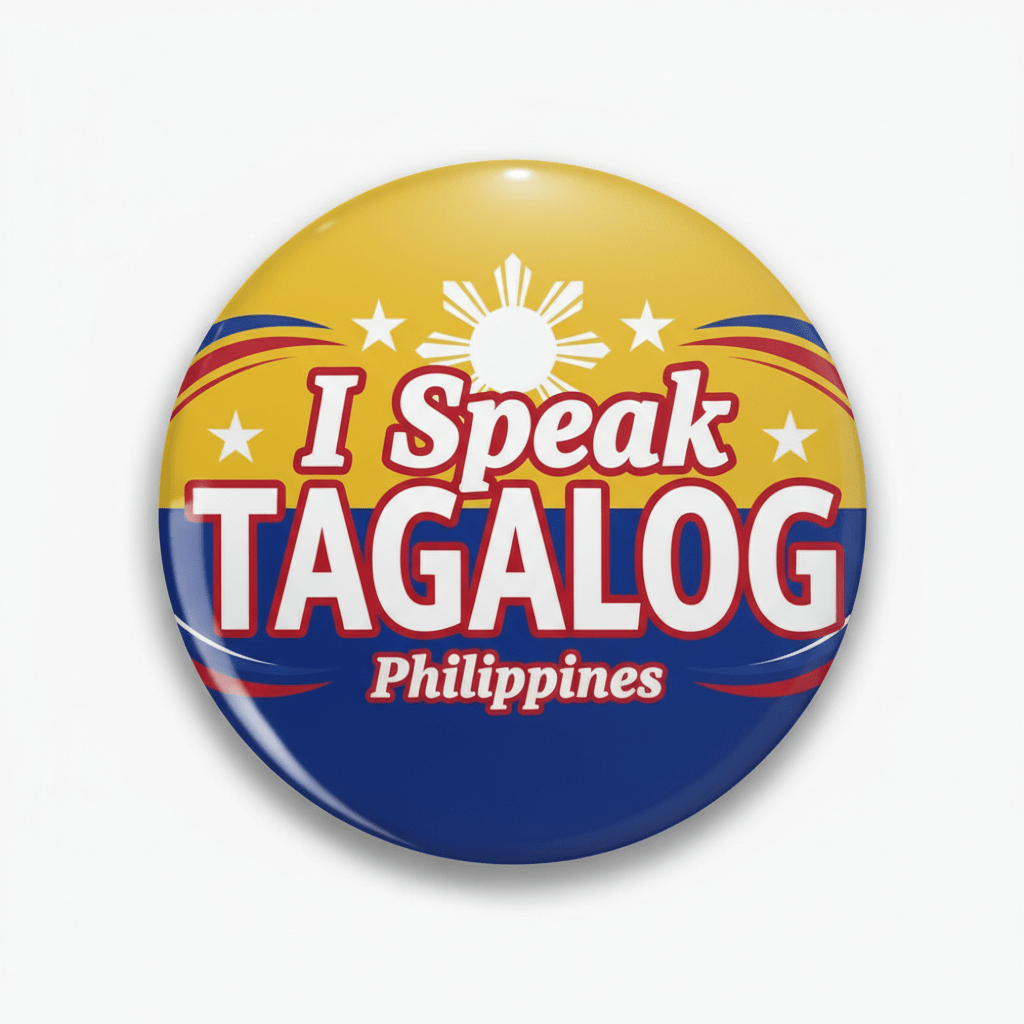 I Speak TAGALOG Philippines Magnet 2.25-inch - My Pinbacks