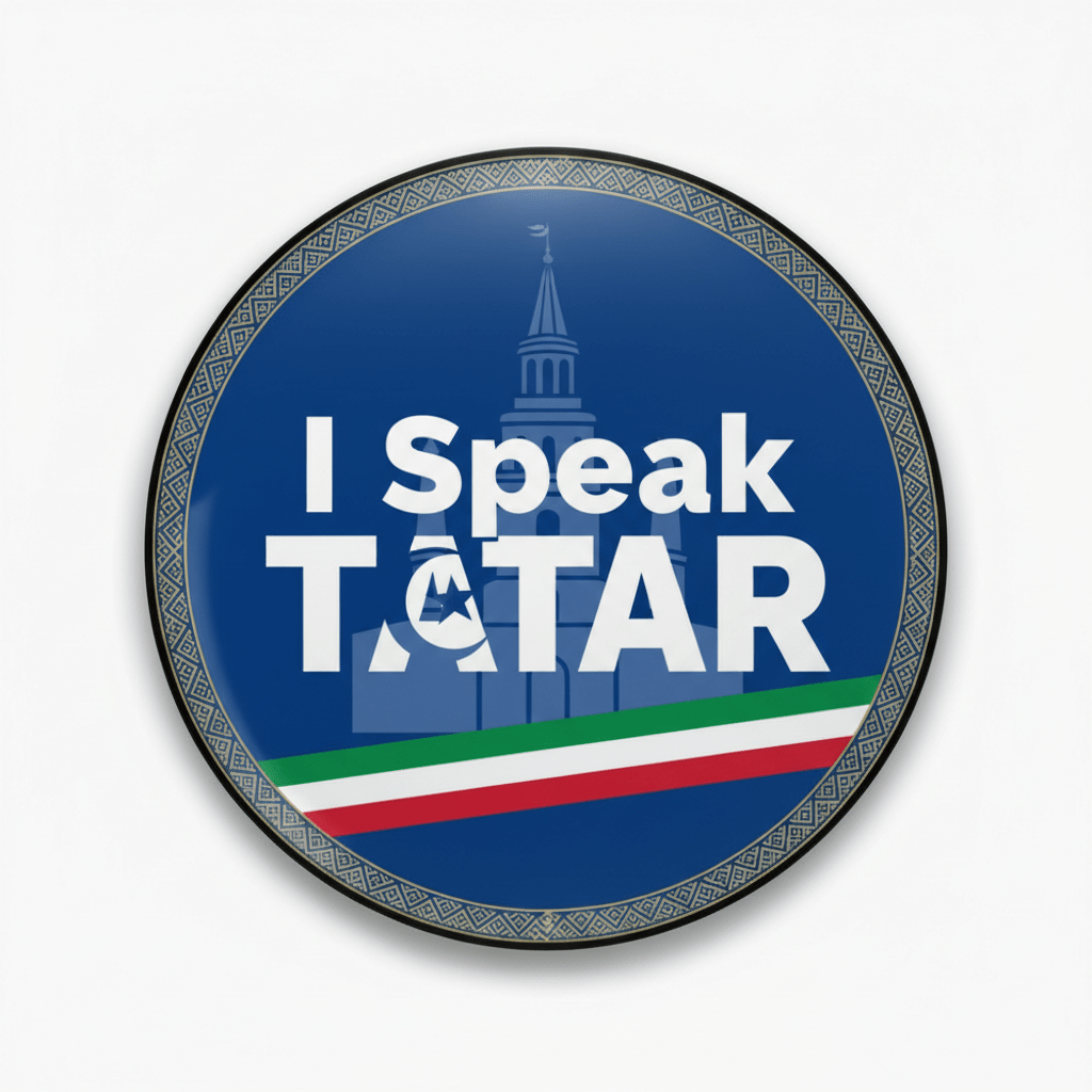 I Speak TATAR Russia Magnet 2.25-inch - My Pinbacks