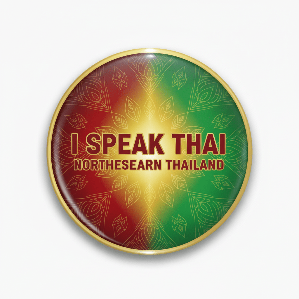 I Speak THAI NORTHEASTERN Thailand Magnet 2.25-inch - My Pinbacks