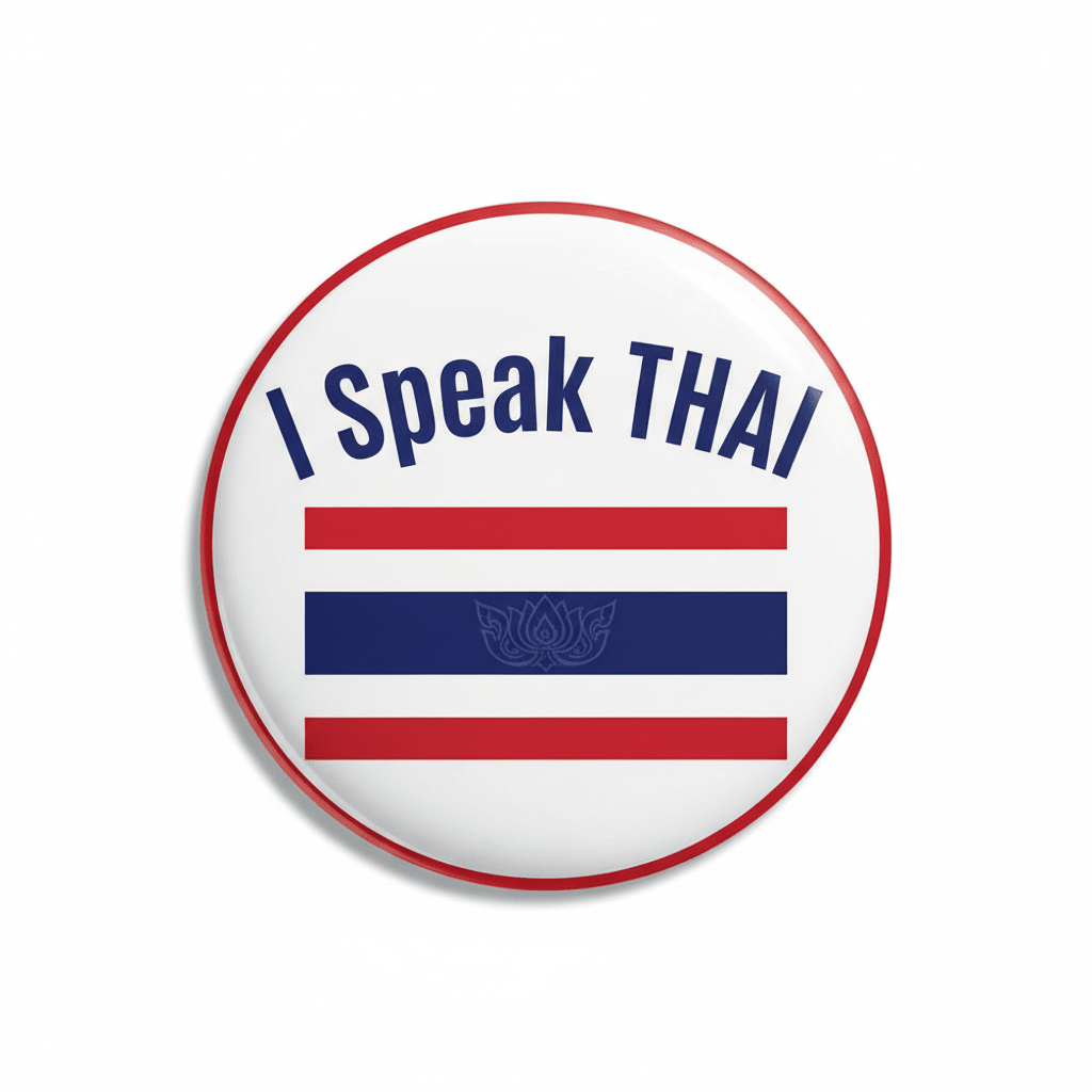I Speak THAI Thailand Magnet 2.25-inch - My Pinbacks