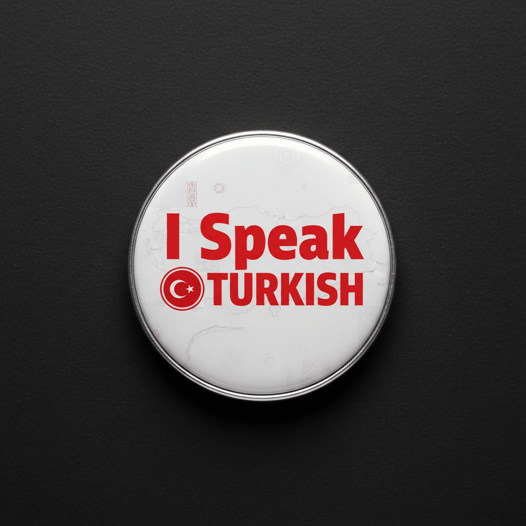 I Speak TURKISH Turkey Magnet 2.25-inch - My Pinbacks