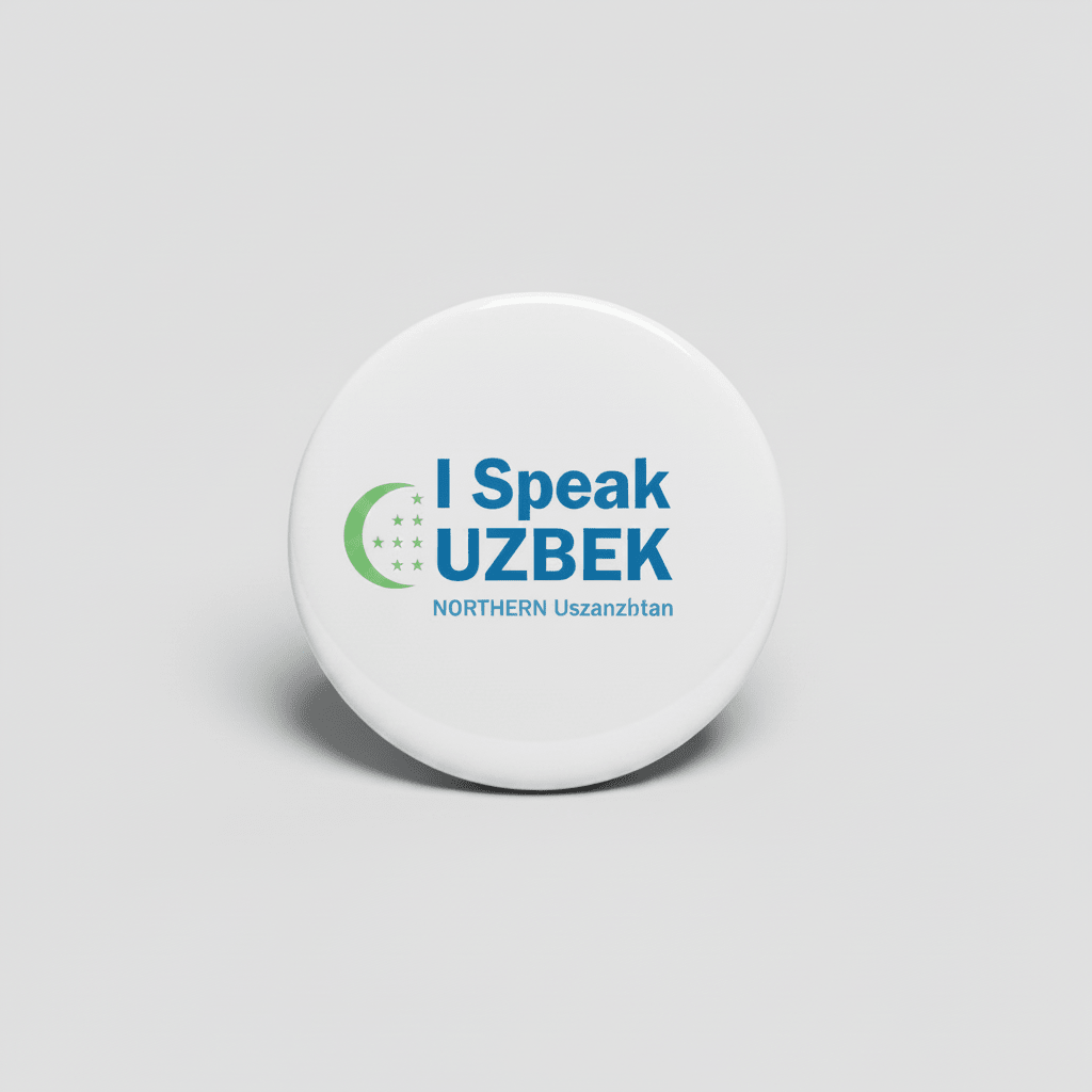 I Speak UZBEK NORTHERN Uzbekistan Magnet 2.25-inch - My Pinbacks