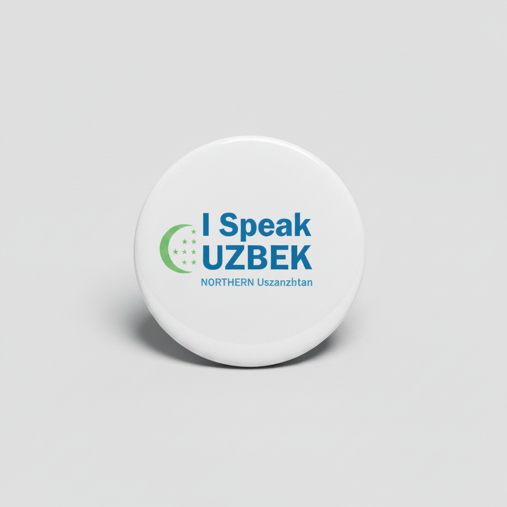 I Speak UZBEK NORTHERN Uzbekistan Magnet 2.25-inch