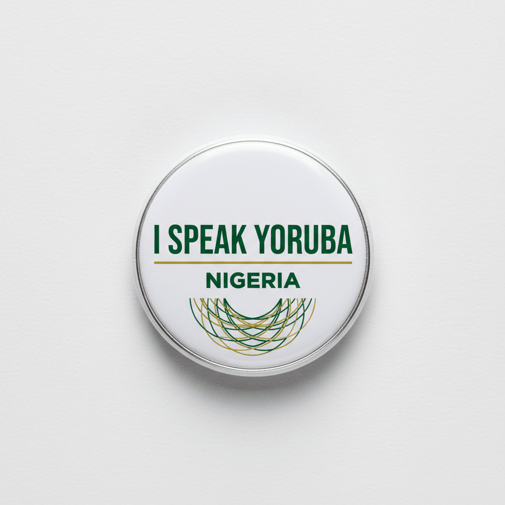 I Speak YORUBA Nigeria Magnet 2.25-inch - My Pinbacks