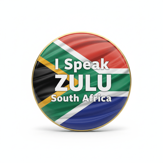 I Speak ZULU South Africa Magnet 2.25-inch - My Pinbacks