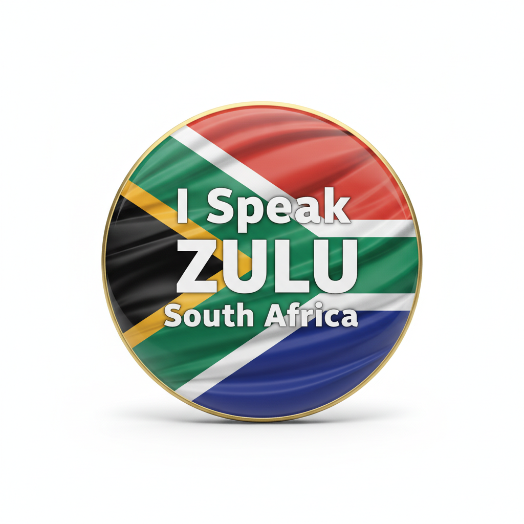 I Speak ZULU South Africa Magnet 2.25-inch