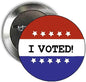 I Voted Pinback Button 1.25-inch 10 Pcs - My Pinbacks