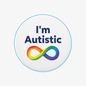 I'm Autistic Communication Pinback 2.25-inch